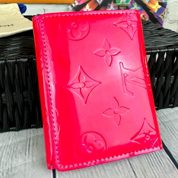 Louis Vuitton pink vernis leather ludlow card holder coin case - Picture 3 of 16